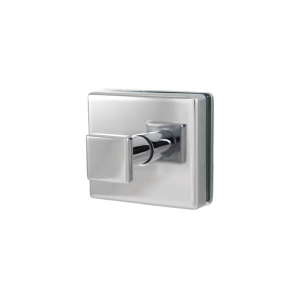 Preferred Bath Accessories Primo Robe Hook, Glass Mounted, Polished Chrome 1000-PC-GM